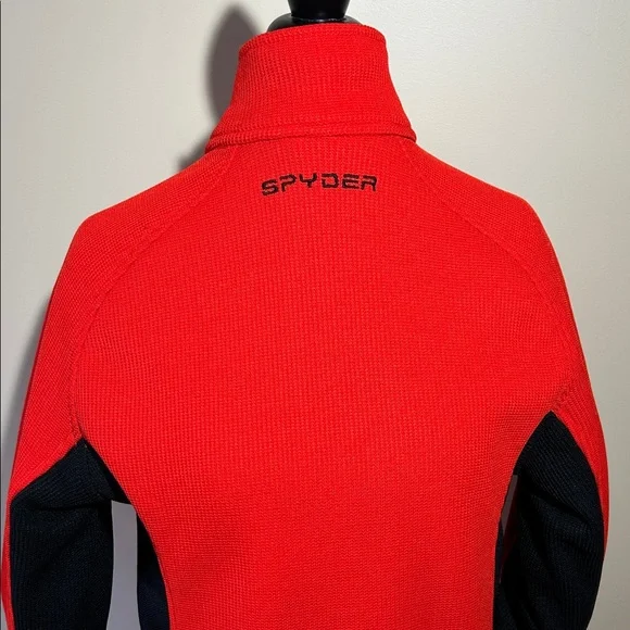 Spider Men’s Steller Full-Zip Jacket, Fleece Lined, Black & Red (Size Medium) - Picture 5 of 9